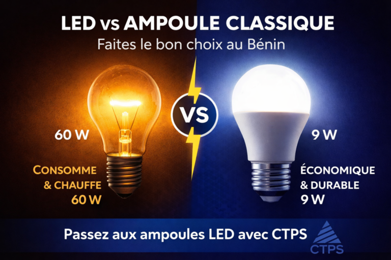 LED vs ampoules classiques au Bénin : quelle est la meilleure option ?