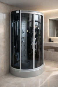 Colonne de douche moderne pour petite salle de bain au Bénin