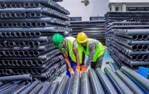 Tuyaux PVC et PEHD IBP utilisés dans les réseaux hydrauliques au Bénin
