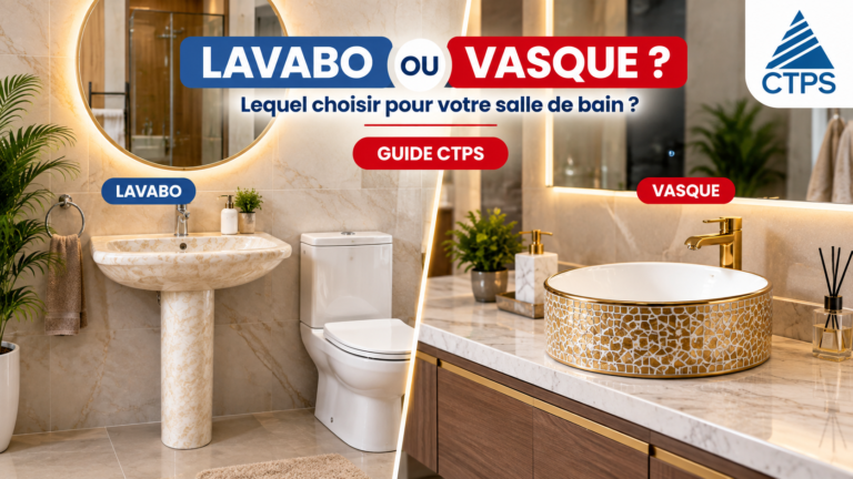 Lavabo ou vasque : lequel choisir pour votre salle de bain ?