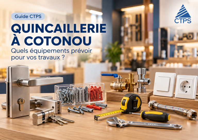 Quincaillerie à Cotonou : quels équipements prévoir pour vos travaux ?